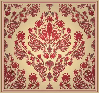 高清红色花纹背景jpg素材