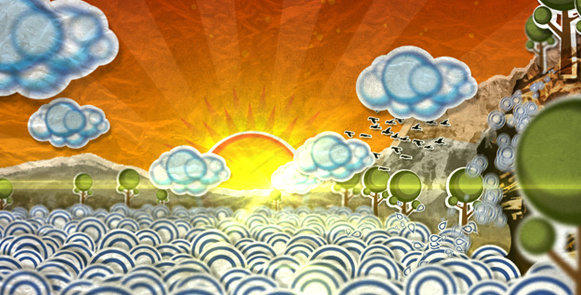 太阳升起AE素材