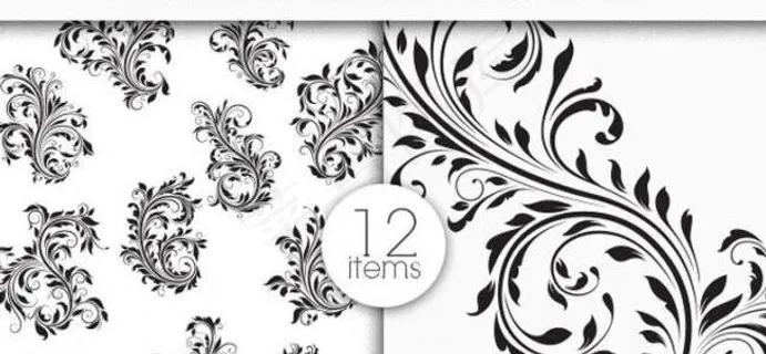 欧式花纹图片