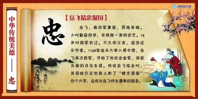 中华传统美德之忠图片 中华传统美德之忠图片
