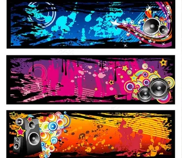 音乐设计元素矢量素材