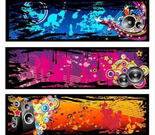 音乐设计元素矢量素材