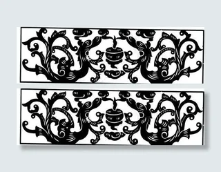 清代（上）版画 装饰画 中华图案五千年 矢量 AI格式_0889