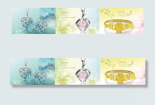 珠宝灯箱海报图片