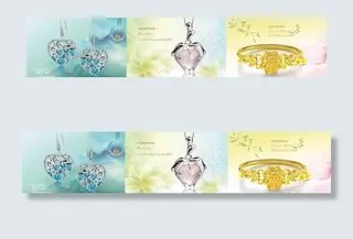 珠宝灯箱海报图片