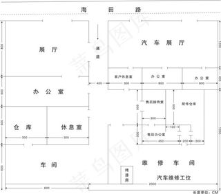 海田车展平面图