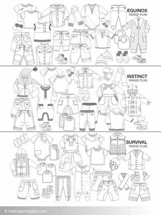 童装设计模板图片