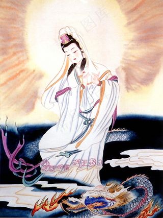 观音佛像 手绘仙佛 佛教文化_01...