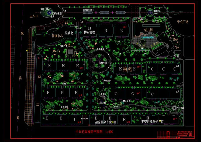 滨江cad建筑设计图纸