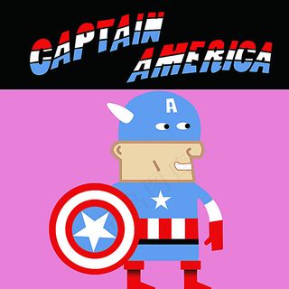 复仇者联盟Q版卡通 美国队长图片