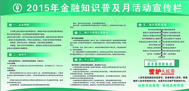 农行展板图片
