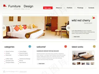 扁平简洁设计flash动画模板