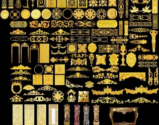 效果图后期 欧式素材图片