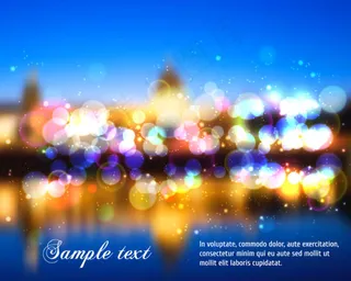 光晕背景矢量素材