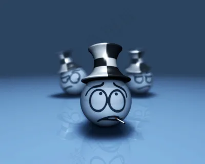 高清2D囧表情背景图