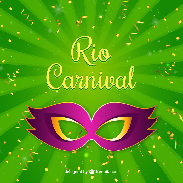 绿色背景矢量图