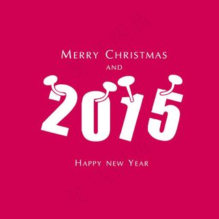 2015字体设计矢量图