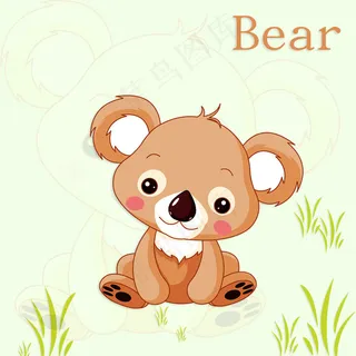 卡通动物卡通插画