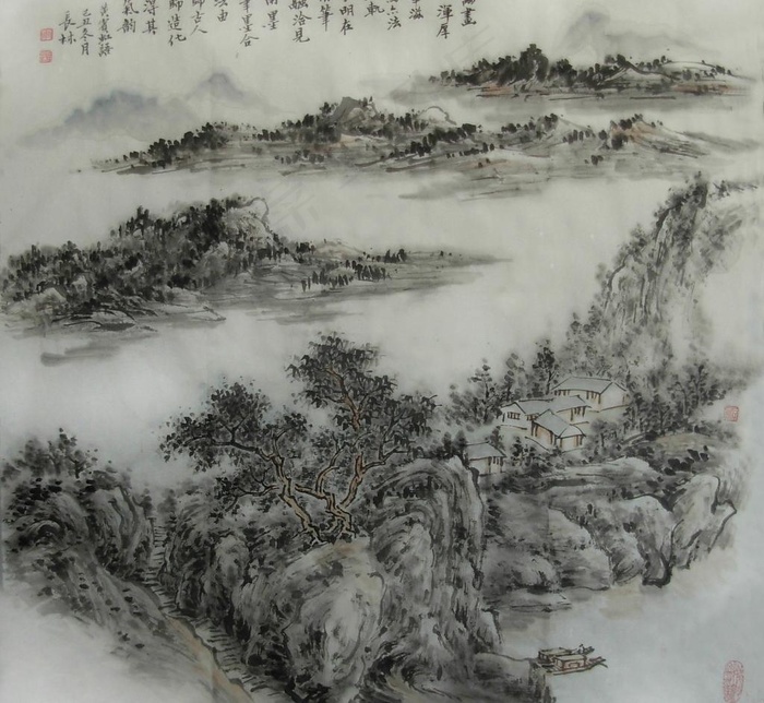 水墨江南图片