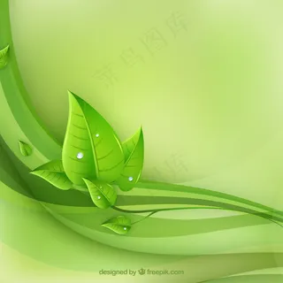 绿色背景矢量图 绿色背景矢量图