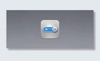 精致的滑动设置按钮PSD素材