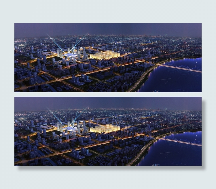 城市夜景图片