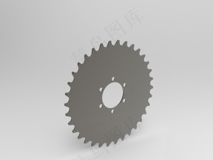 制动器安装链轮