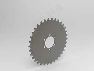 制动器安装链轮