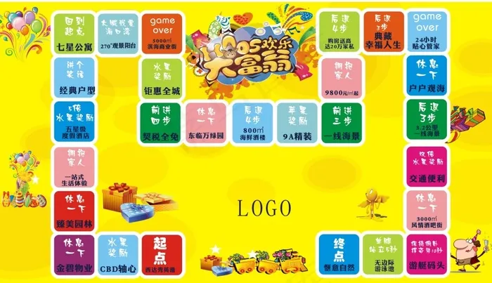 大富翁cdr矢量模版下载