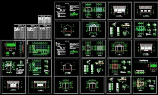 古建筑建筑施工图