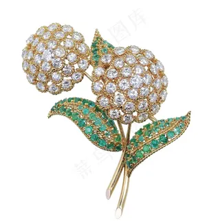 胸针饰品免抠素材PSD分层