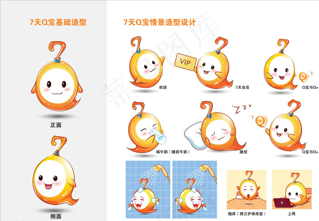 7天Q宝形象图片