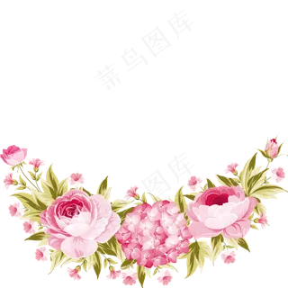 母亲节漂亮装饰花朵素材