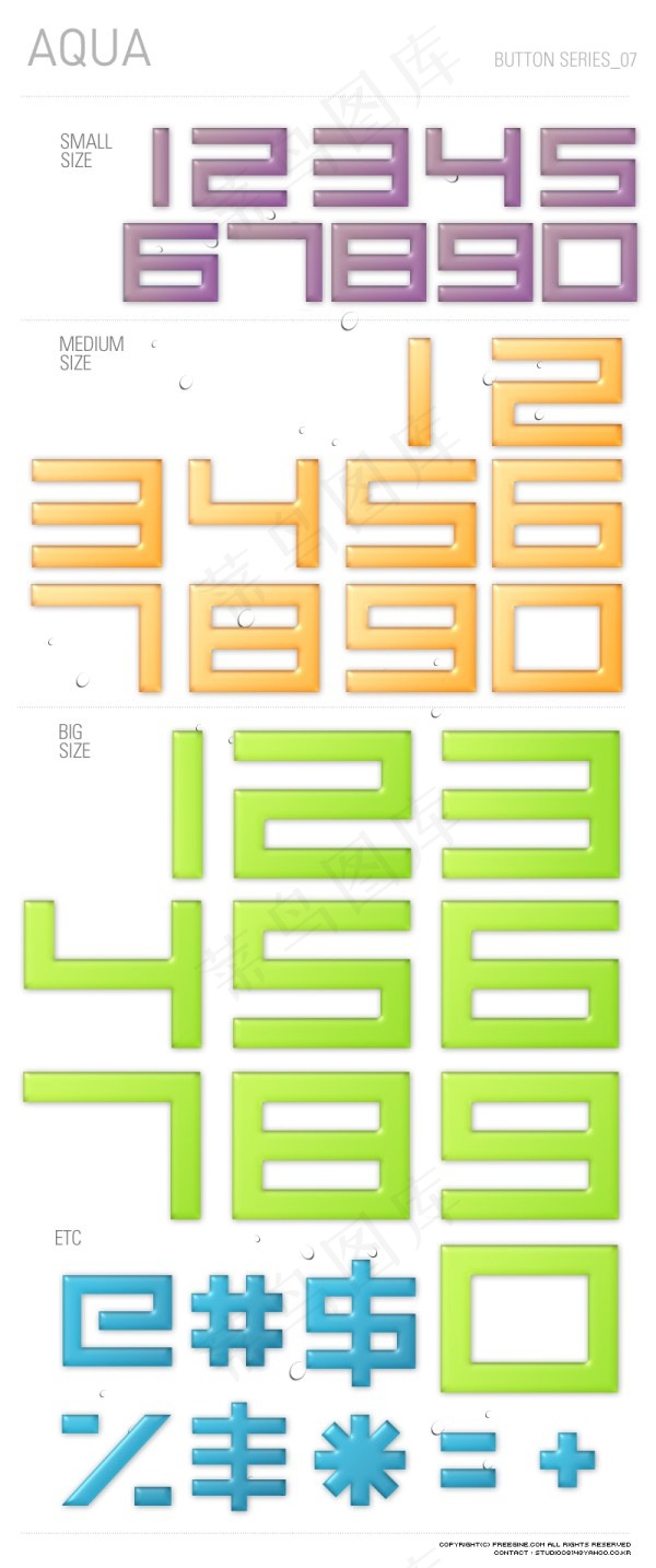 Aquapsd模版下载