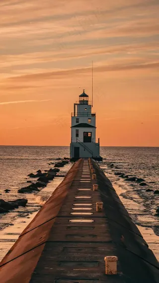 灯塔高清摄影图片