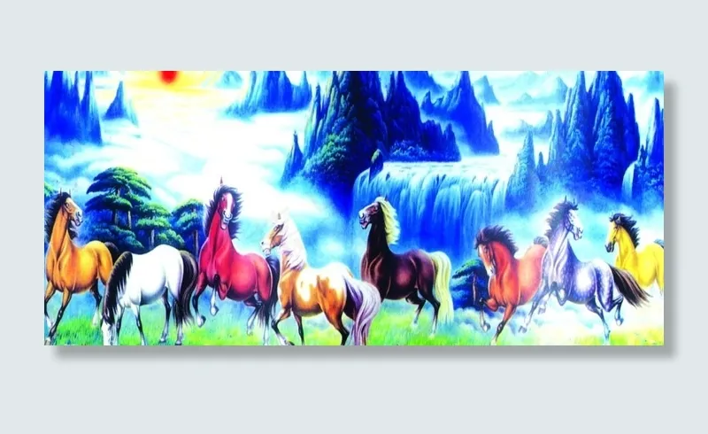 八马图图片