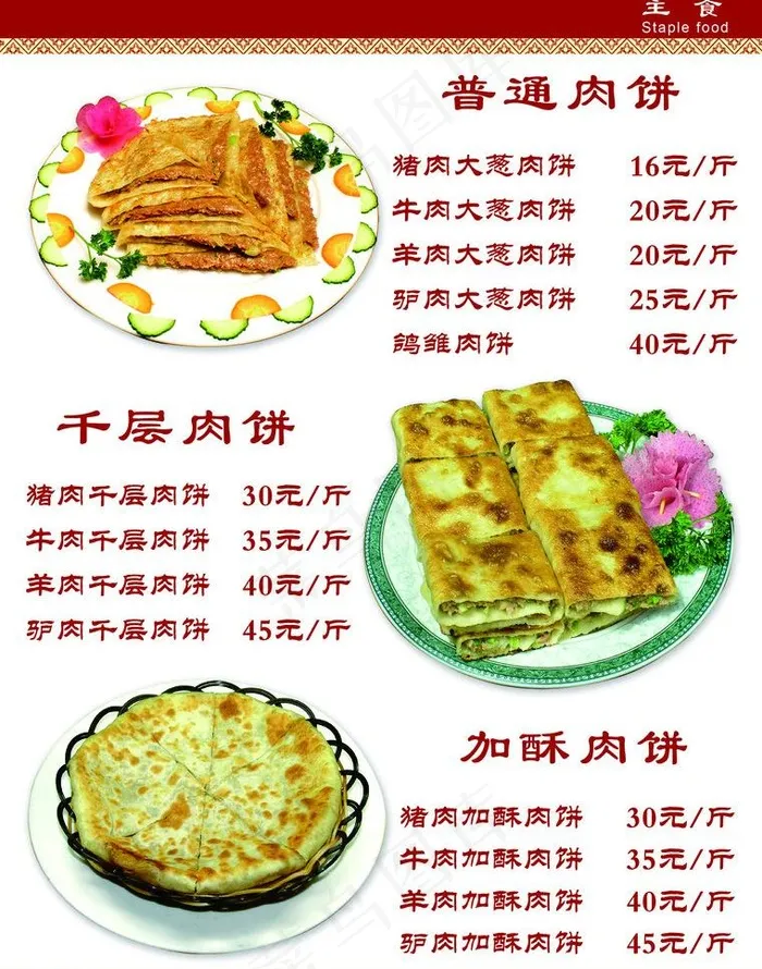 菜谱psd模版下载