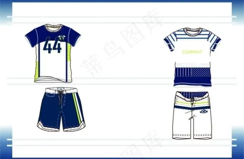 男童服装款式设计手稿图片