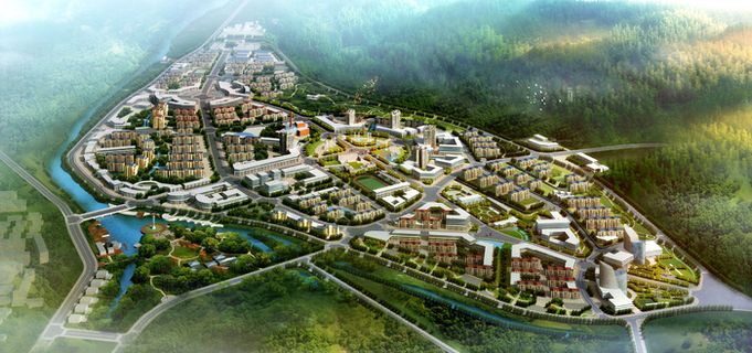 城市鸟瞰图图片