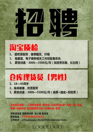 招聘海报