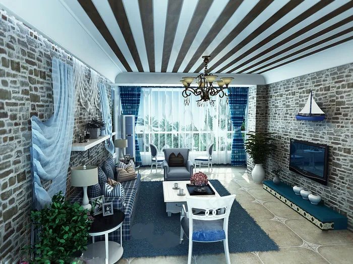 温馨客厅效果图