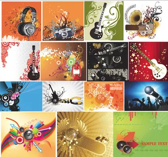 引领潮流的音乐背景