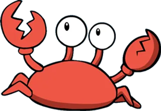 卡通螃蟹免扣PNG素材