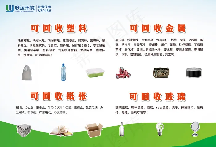 垃圾分类psd模版下载