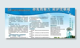 文明城市展板图片