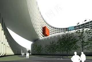 体育中心建筑景观图片