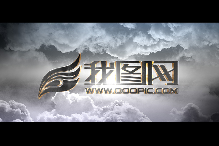 大气云端logo展示模板