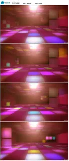 三维空间舞台背景LED视频