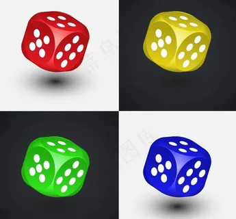 色子(骰子)矢量图图片 色子(骰子)矢量图图片