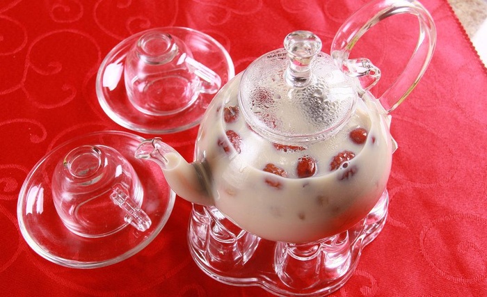 桂圆红枣奶茶图片